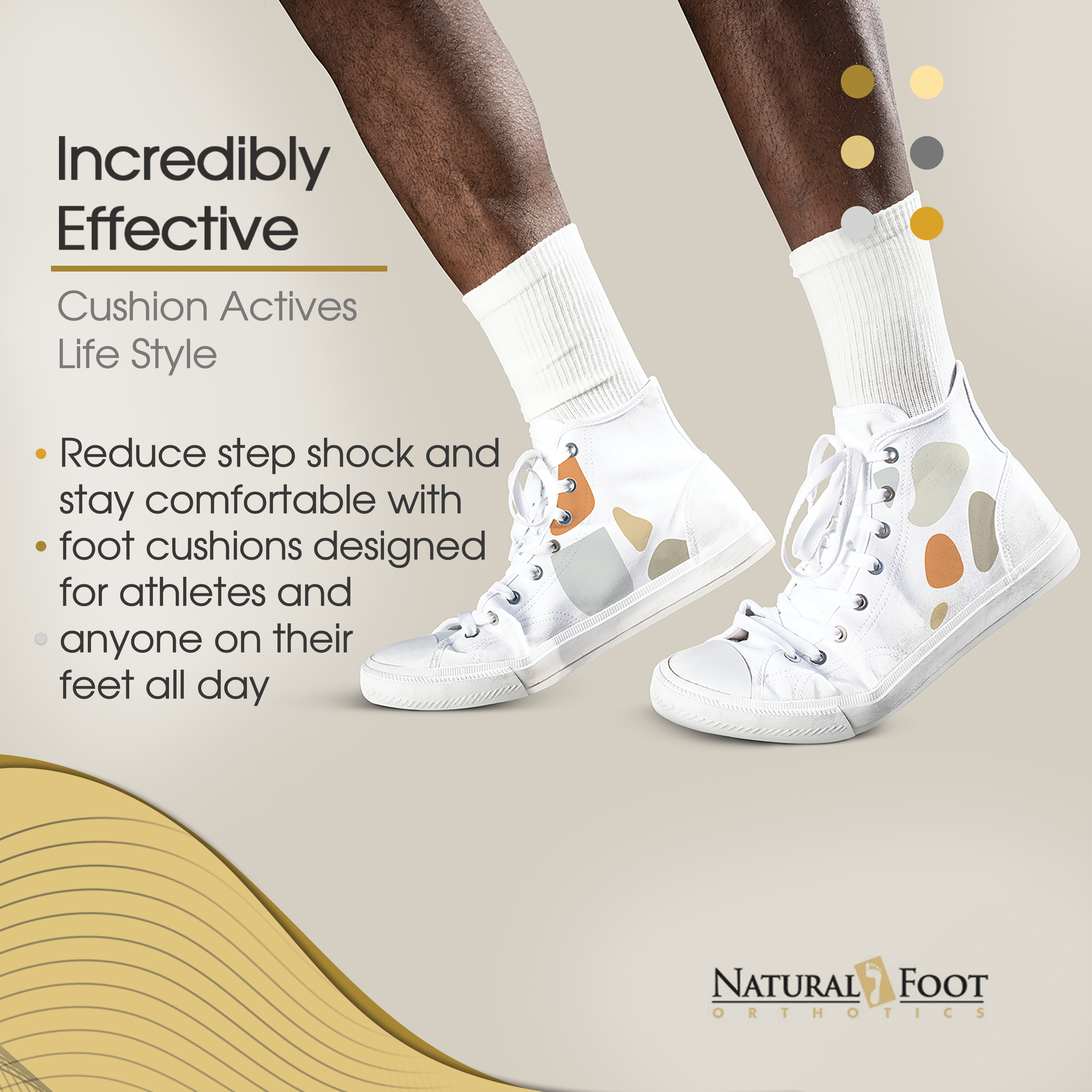 Natural Foot Orthotic Cushions | A Great Compliment to Our Orthotics