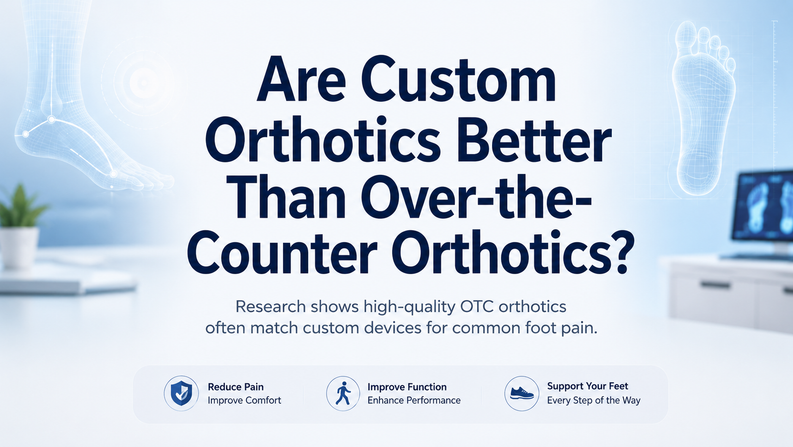 Are Custom Orthotics Better Than Over-the-Counter Orthotics?